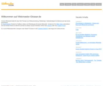 Webmaster-Glossar.de(Selbständigkeit) Screenshot