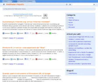 Webmaster-Republic.it(WebMaster Republic) Screenshot