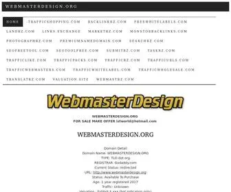 Webmasterdesign.org(Webmaster design) Screenshot