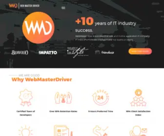 Webmasterdriver.net(Website Designing company in jaipur) Screenshot