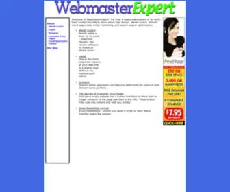 Webmasterexpert.com(Webmaster Expert) Screenshot