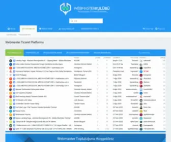 Webmasterkulubu.com(Webmaster Ticaret Platformu) Screenshot