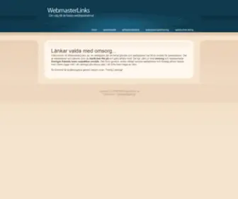 Webmasterlinks.se(Webmaster Links) Screenshot