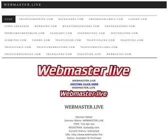 Webmaster.live Screenshot