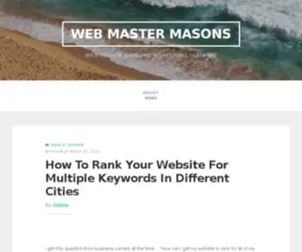 Webmastermasons.org(Free Website Builder) Screenshot