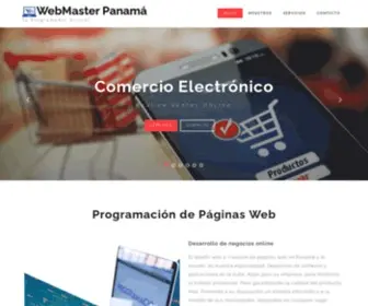 Webmasterpanama.com(Diseño de Páginas Web Panamá) Screenshot