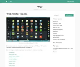 Webmasters-EN-France.com(Découvrez sur ce site tous les logiciels et applications mobiles (android / ios)) Screenshot