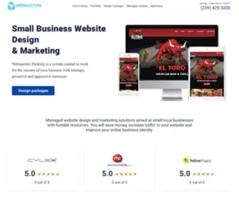 Webmastersdesktop.com(Mobile Friendly Website Design Online Marketing Fully Managed) Screenshot