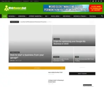 Webmastershall.com(Tips And Tricks For WebMaster) Screenshot