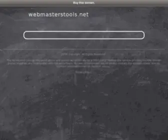 Webmasterstools.net(Free Webmaster Tools) Screenshot