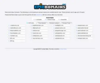 Webmastertalk.net(Epic Domains) Screenshot