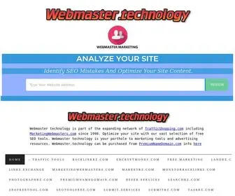 Webmaster.technology(Webmaster technology) Screenshot