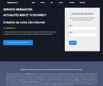 Webmastertv.fr(Webmaster TV est à votre service pour la création l'optimisation de vos sites web sous wordpress) Screenshot