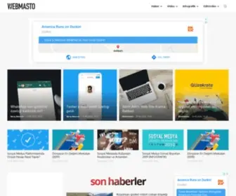 Webmasto.com(Türkiye'nin Dijital İçerik Platformu) Screenshot