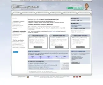 Webmastore.fr(Agence multimédia Webmastore) Screenshot