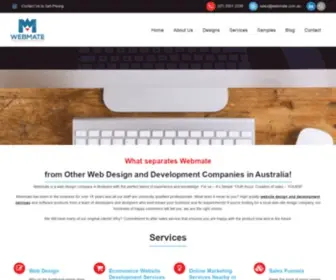 Webmate.com.au(Web Design Services Brisbane) Screenshot