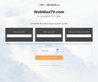 Webmaxtv.com(Webmaxtv) Screenshot