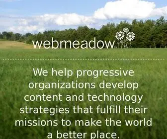 Webmeadow.com(Content strategy) Screenshot