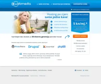 Webmedia.hr(Hosting po cijeni jedne kave) Screenshot