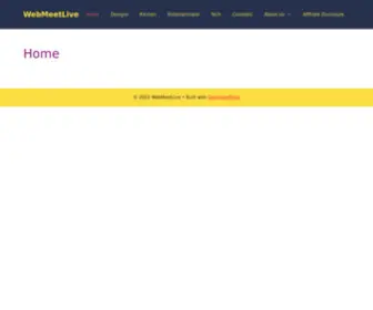 Webmeetlive.com(Web Collection) Screenshot