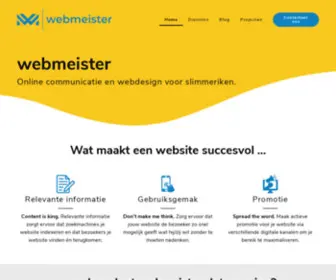 Webmeister.be(Webmeister) Screenshot