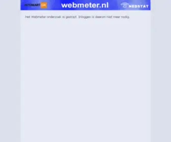 Webmeter.nl(Intomart GfK) Screenshot