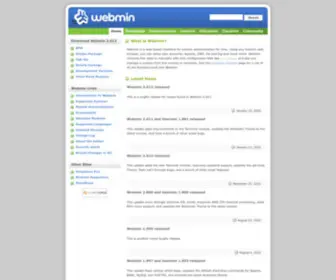 Webmin.com(Powerful and flexible web) Screenshot