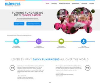 Webminerva.com(Donor Database Management & Fundraising Solution for Non) Screenshot