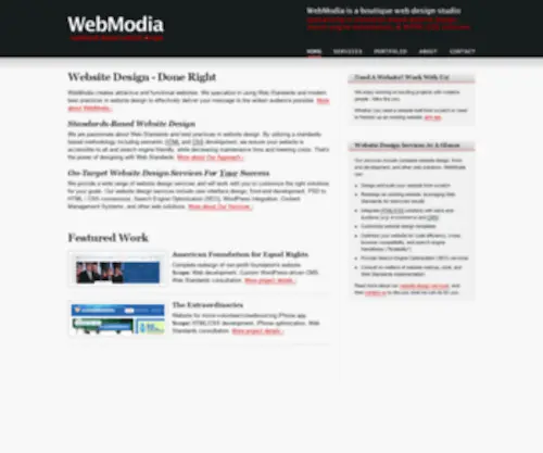 Webmodia.com(Webmodia) Screenshot