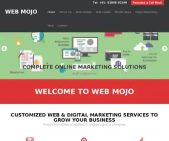 Webmojo.in(BizBite corporate business template or agency and marketing template) Screenshot