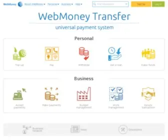 Webmoney.us(WebMoney Transfer) Screenshot