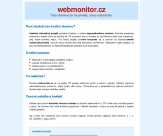 Webmonitor.cz(Web) Screenshot