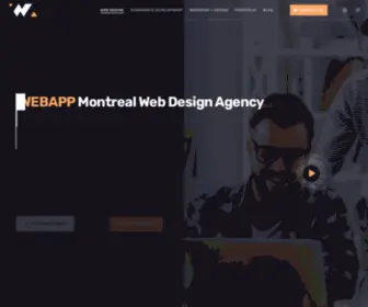 Webmontreal.net(Montreal Web Design Agency) Screenshot