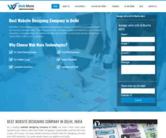 Webmoretechnologies.com(吴堡县硅胶美妆用品厂建筑有限公司) Screenshot