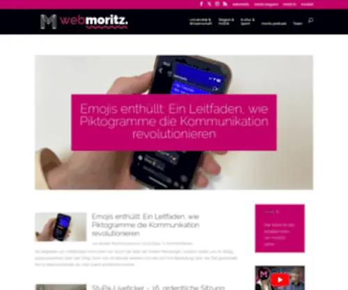 Webmoritz.de(Et_pb_post_slider inc) Screenshot