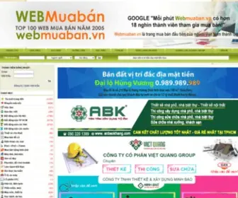 Webmuaban.vn(Mua bán rao vặt) Screenshot