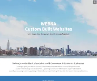 Webna.us(Webna-Custom websites) Screenshot