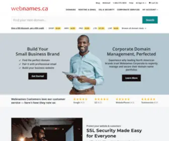 Webnames.ca(Domain Names) Screenshot