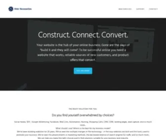 Webnecessities.com.au(Websites, Hosting, Wordpress, and Online Marketing in Melbourne) Screenshot