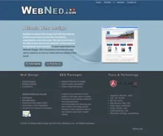 Webned.com(Atlanta Web Design) Screenshot