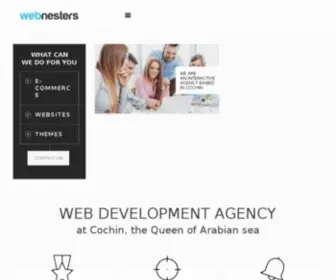 Webnesters.com(Website Design eCommerce Solutions Agency London UK) Screenshot