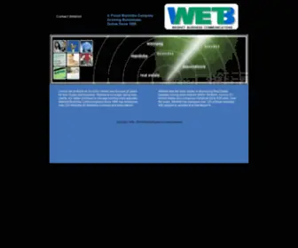 Webnet.mb.ca(WebNet Business Communications) Screenshot