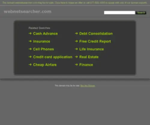 Webnetsearcher.com(Webnetsearcher) Screenshot