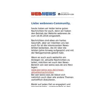 Webnews.de(News) Screenshot