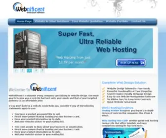 Webnificent.com(Web Site Designs) Screenshot