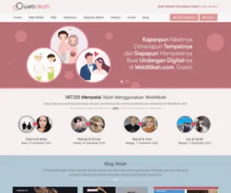 Webnikah.com(Buat Website Undangan Nikah Digital Gratis) Screenshot