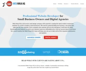 Webninjahq.com(Professional Website Design and Development) Screenshot