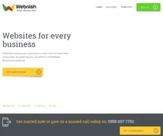 Webnish.com(Delivering Transformative Engineering solutions) Screenshot