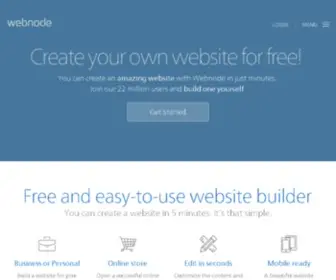Webnode.cn(Free website builder ) Screenshot
