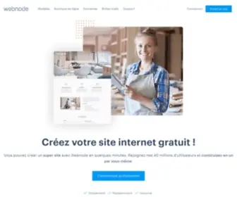 Webnode.fr(Créez votre site internet GRATUIT & FACILE ) Screenshot